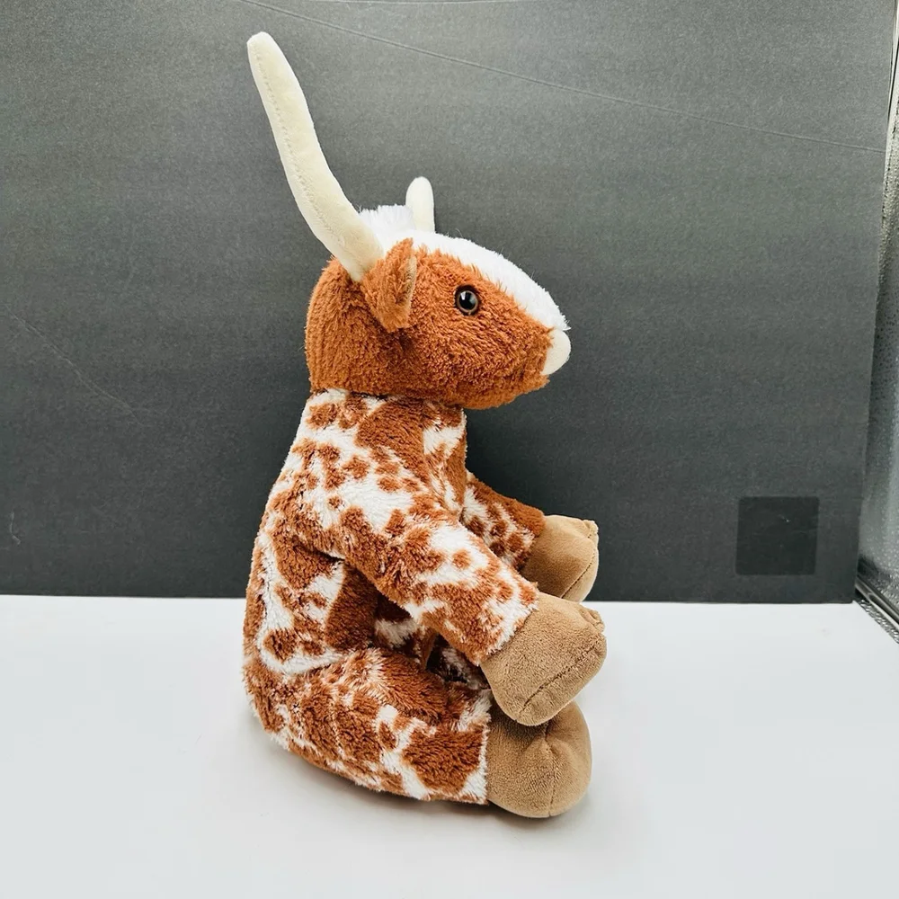 Build A Bear Longhorn Cow Plush Stuffed Animal Toy 16